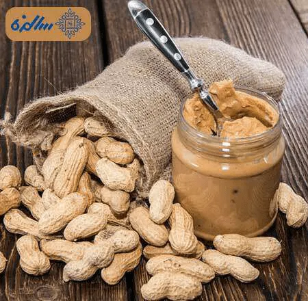 بررسی مقدار پروتئین کره بادام زمینی