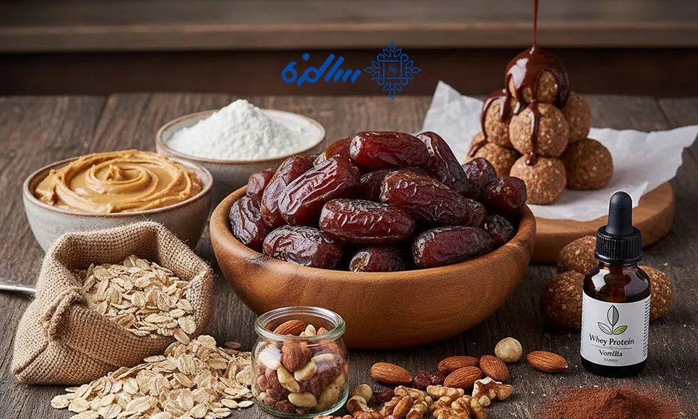 آموزش طرز تهیه پروتئین بار خانگی با خرما