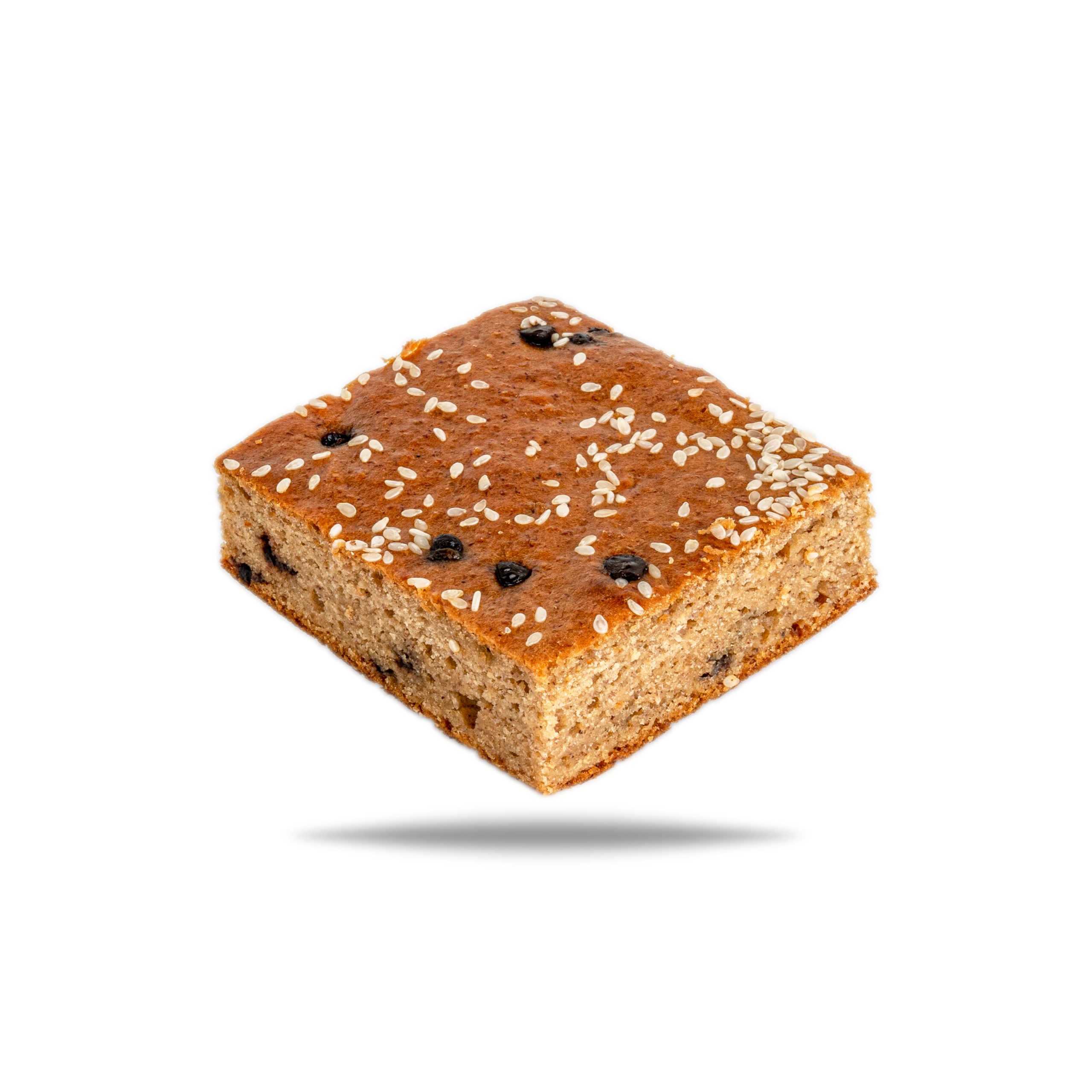 بادام زمینی سفید کیک پروتئینی موز و کره بادامزمینی - Image 1