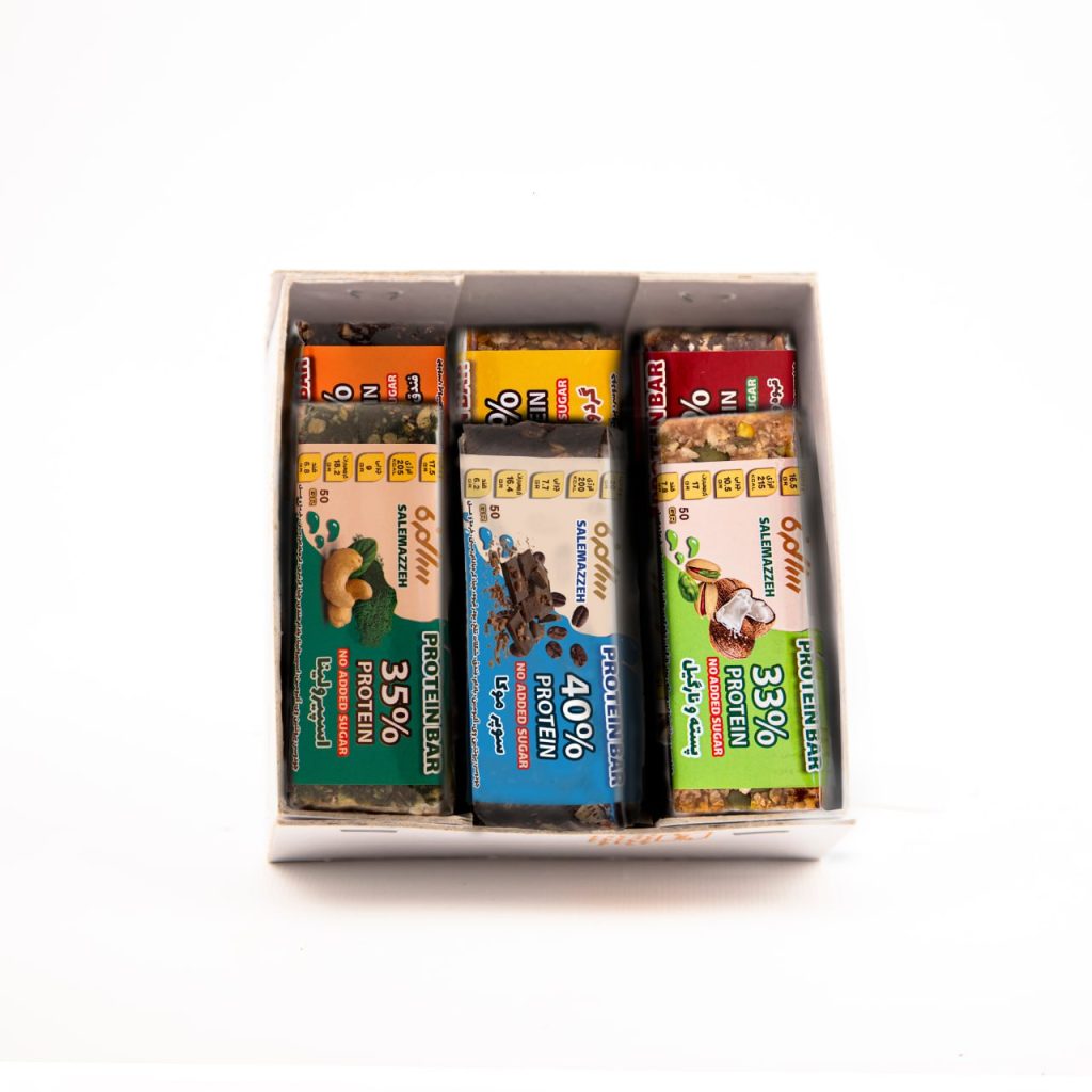 پروتئین‌بار مخلوط سالمزه