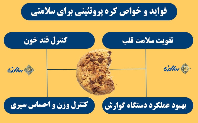 خواص و فواید مصرف کوکی پروتئینی بر سلامت عمومی بدن