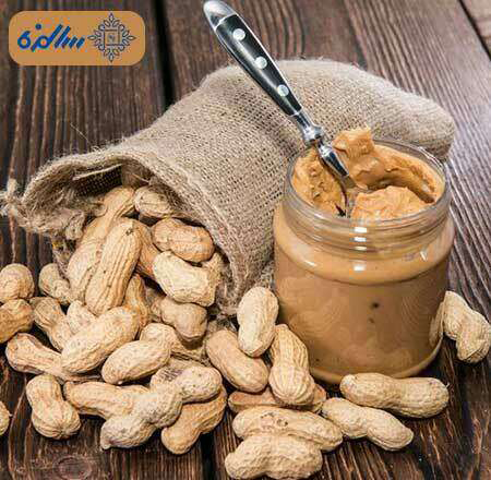 بررسی مقدار پروتئین کره بادام زمینی