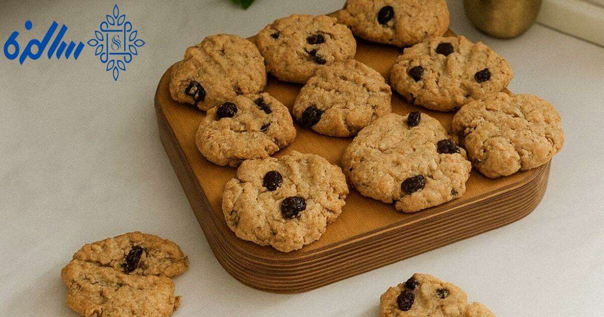 طرز تهیه کوکی پروتئینی جو پرک