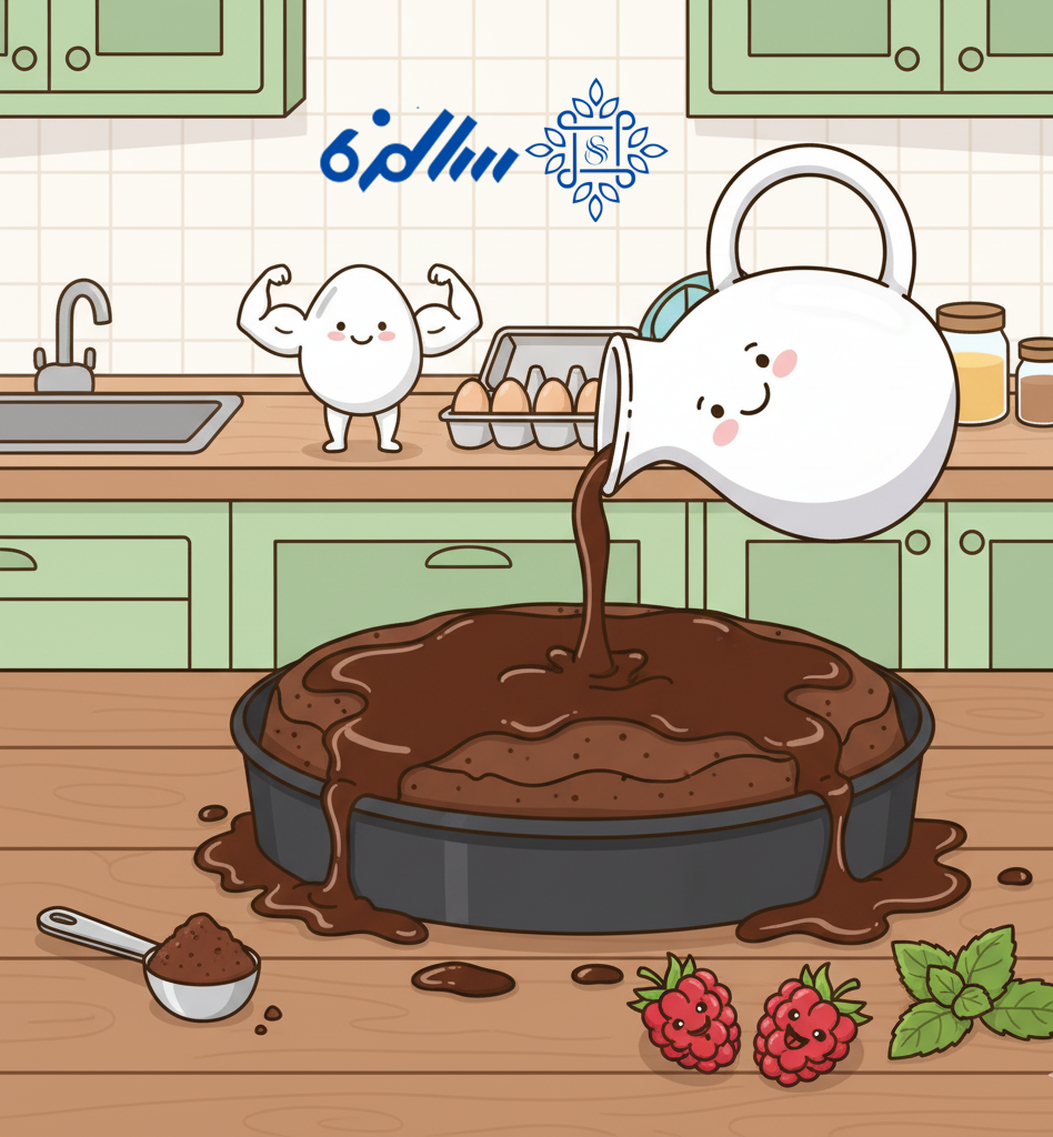 طرز تهیه کیک خیس رژیمی شکلاتی