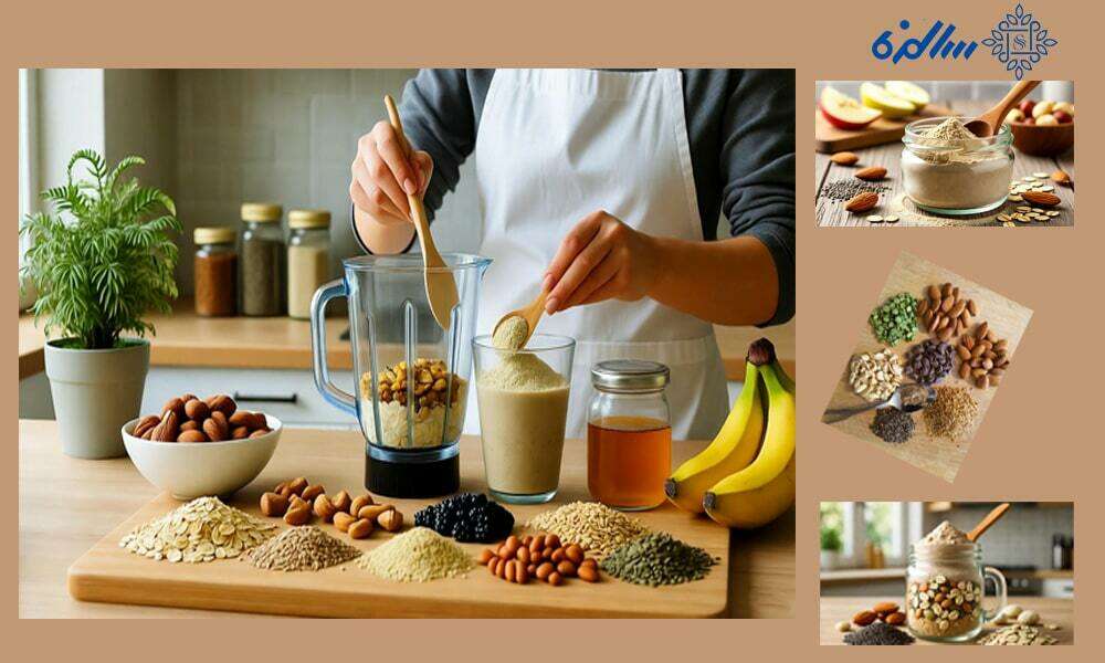 طرز تهیه پودر پروتئین خانگی