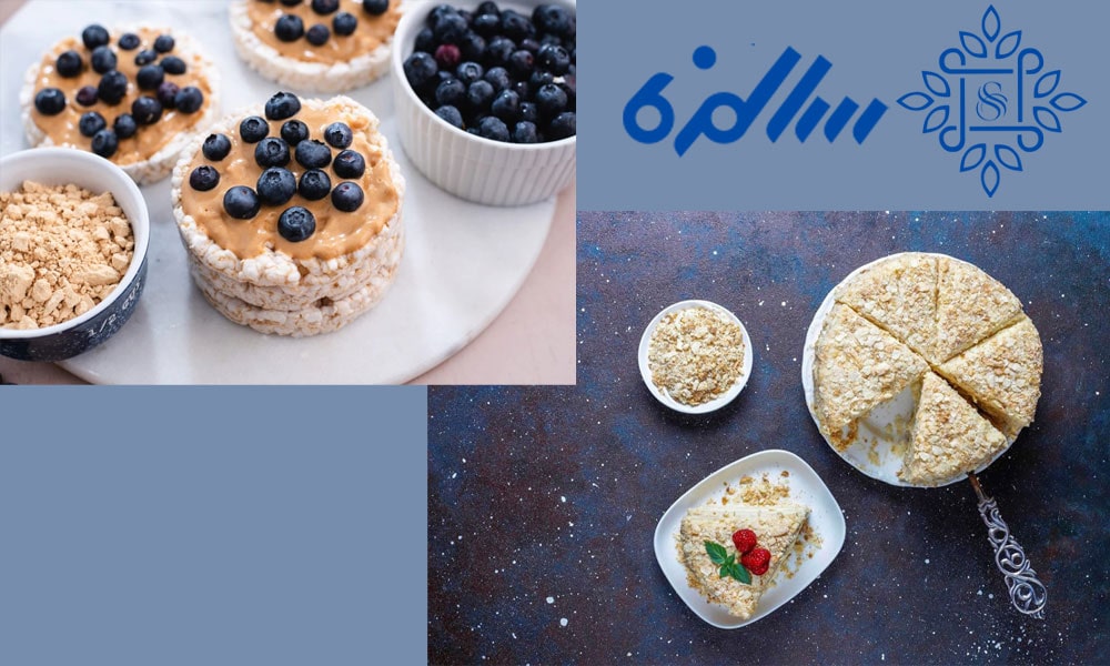 آموزش طرز تهیه رایس کیک رژیمی