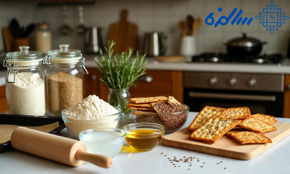 آموزش طرز تهیه کراکر رژیمی