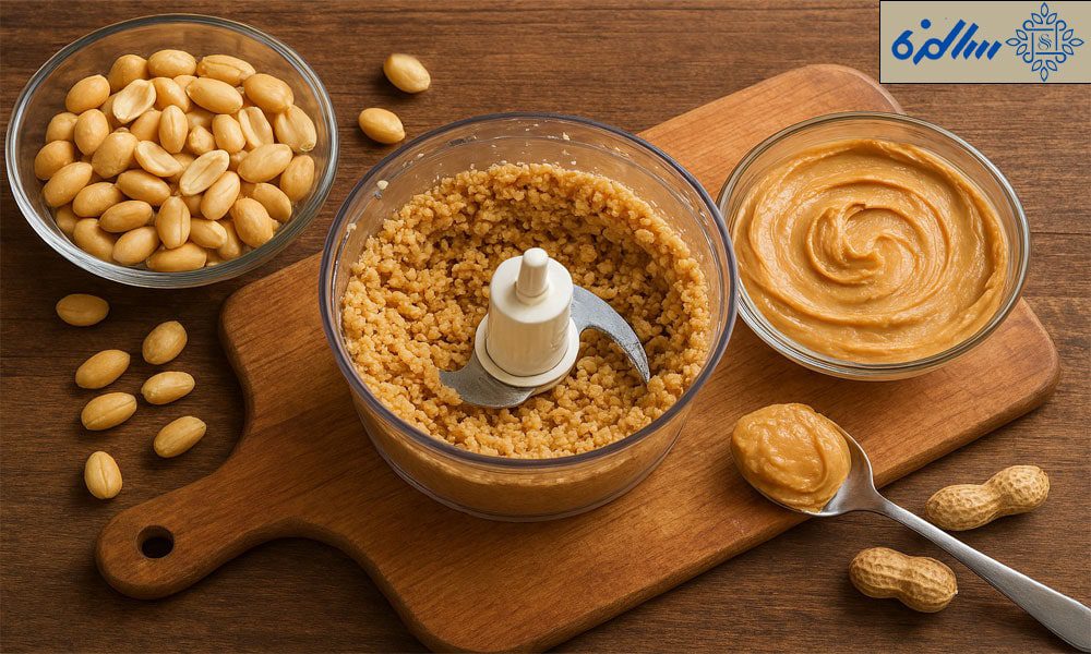 آموزش طرز تهیه کره بادام زمینی